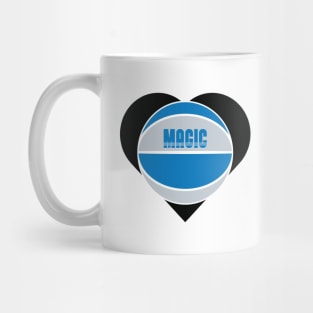 Heart Shaped Orlando Magic Basketball Mug